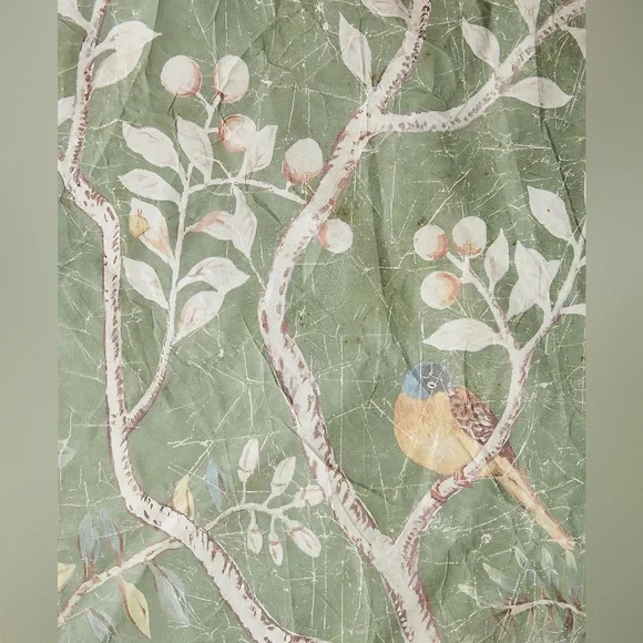 Birds and Potted Tree Tapestry - Picture 3 of 5